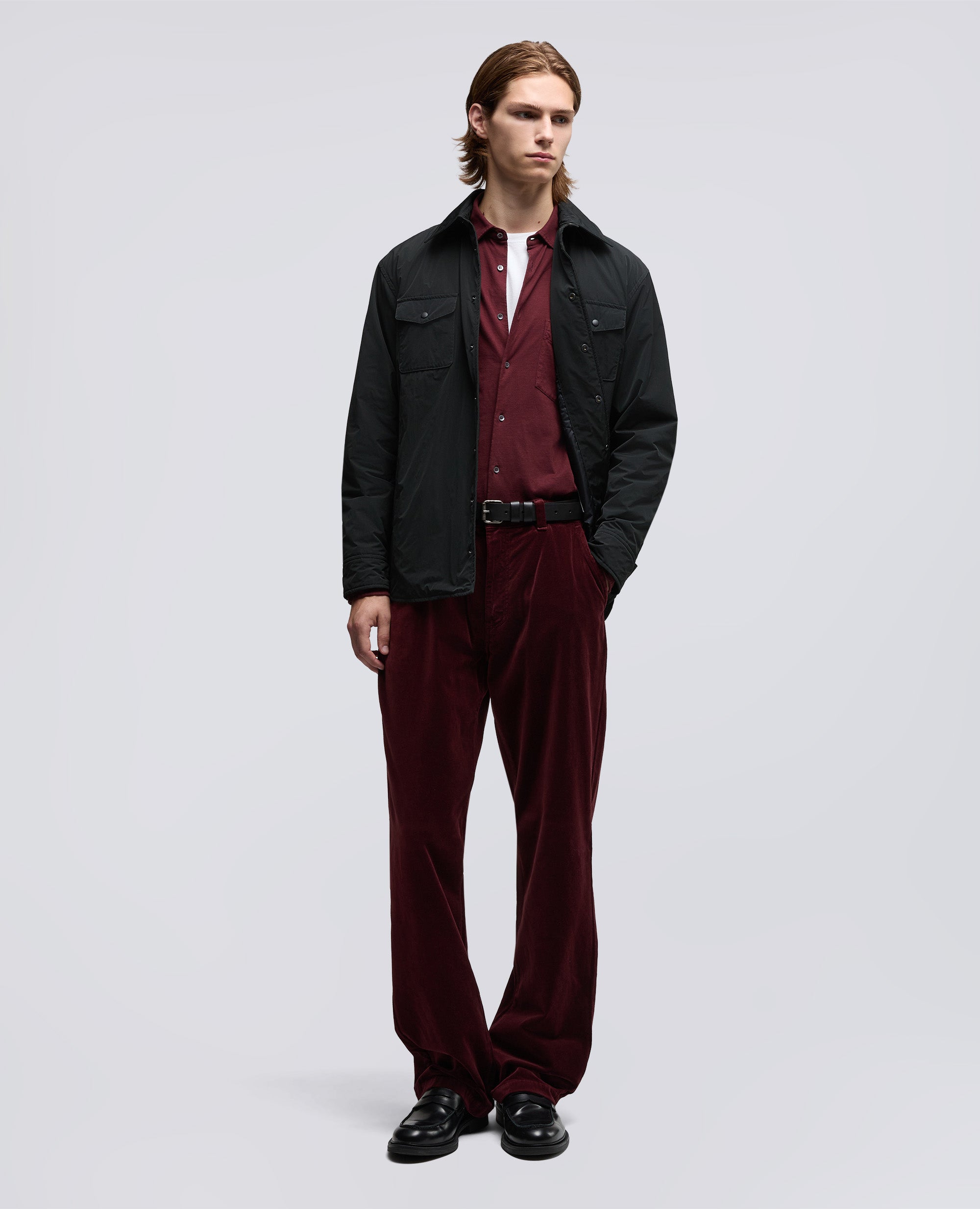 CAMICIA IN JERSEY VELLUTATO-BARBERA-BARBERA-BARBERA-BARBERA-BARBERA