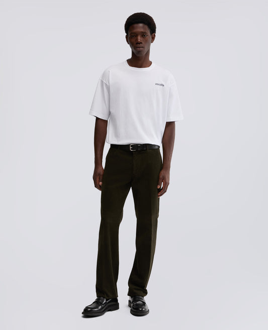 T-SHIRT GIROCOLLO IN COTONE-BIANCO-WHITE-BLANCO-WEISS-BLANC