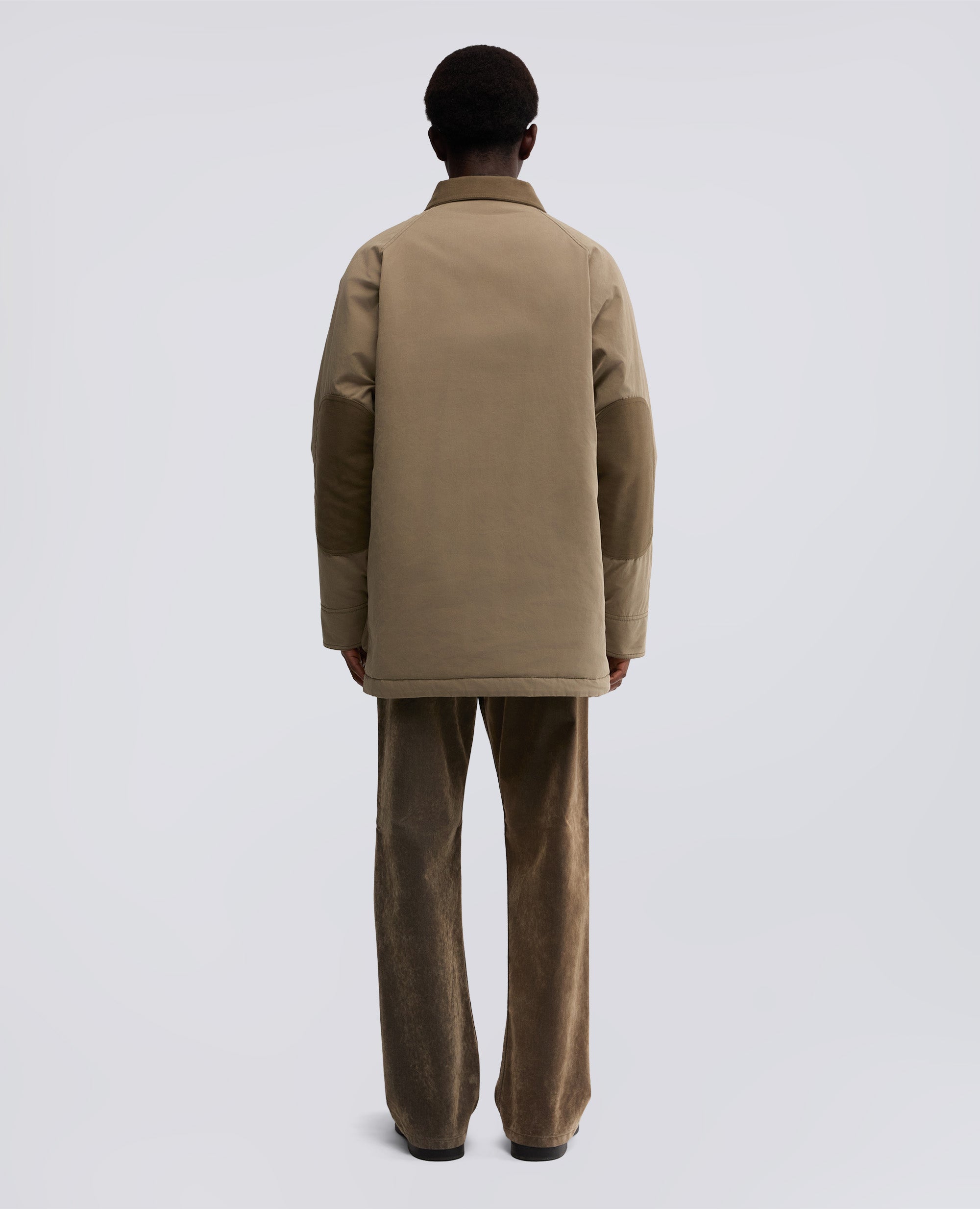 CABAN SCHAFER IN TELA DI MISTO COTONE-TORTORA-DOVE GREY-T¢RTOLA-TAUBENGRAU-TOURTERELLE