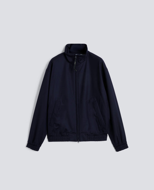 GIUBBOTTO STANTON IN TWILL DI LANA-NAVY-NAVY-AZUL MARINO-NAVY-NAVY