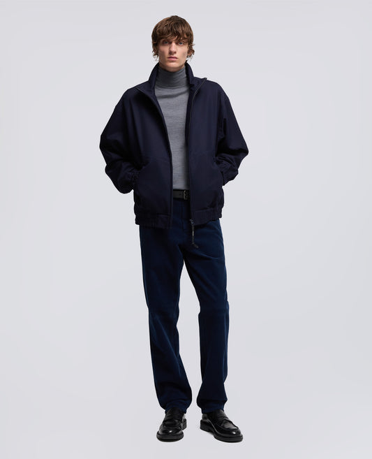 GIUBBOTTO STANTON IN TWILL DI LANA-NAVY-NAVY-AZUL MARINO-NAVY-NAVY