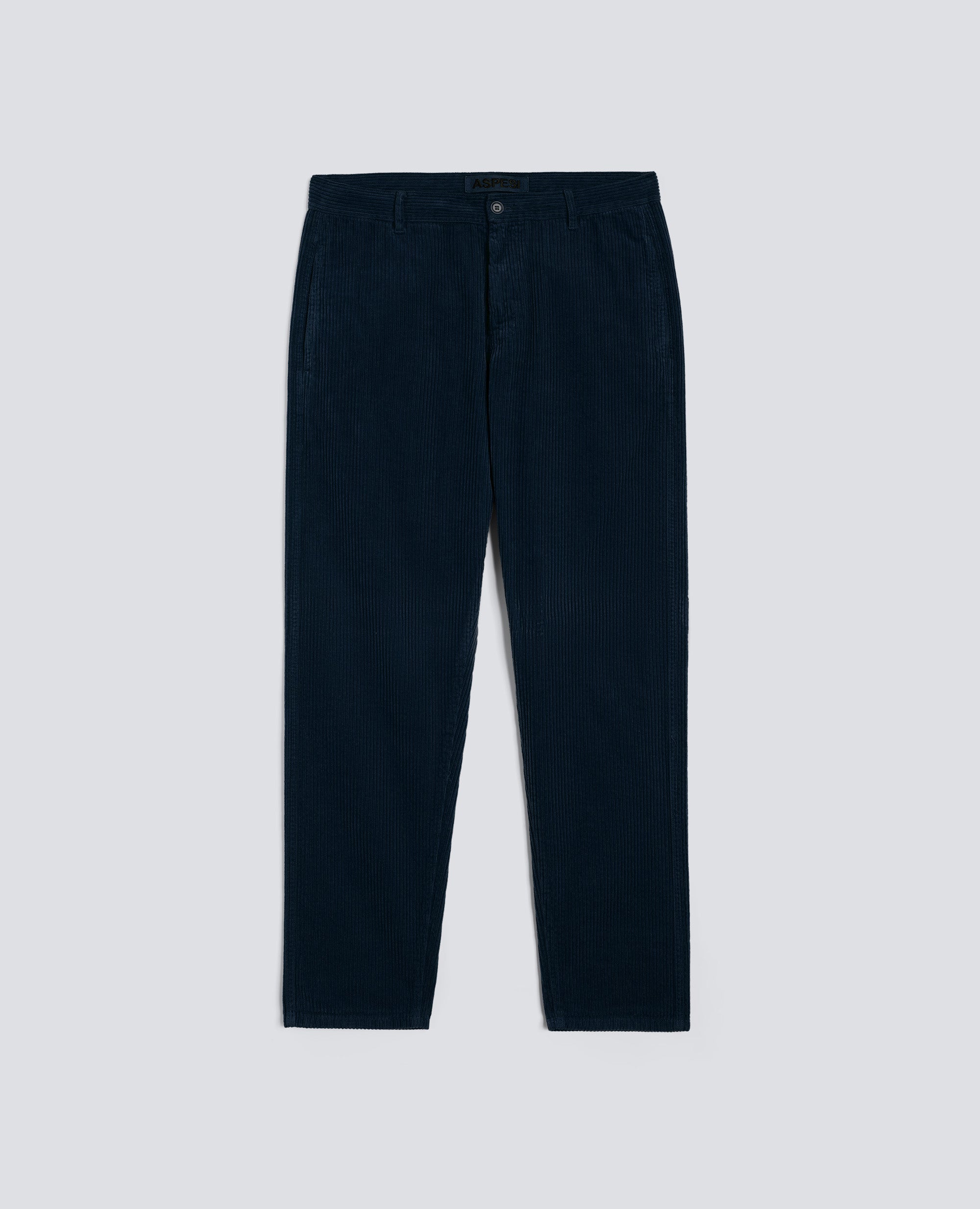 PANTALONE CHINO FUNZIONALE IN VELLUTO-NAVY-NAVY-AZUL MARINO-NAVY-NAVY
