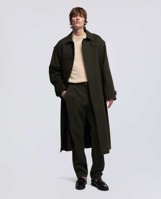 PANTALONE CHINO FUNZIONALE IN VELLUTO-MILITARE-MILITARY-MILITAR-MILITAR-MILITAIRE