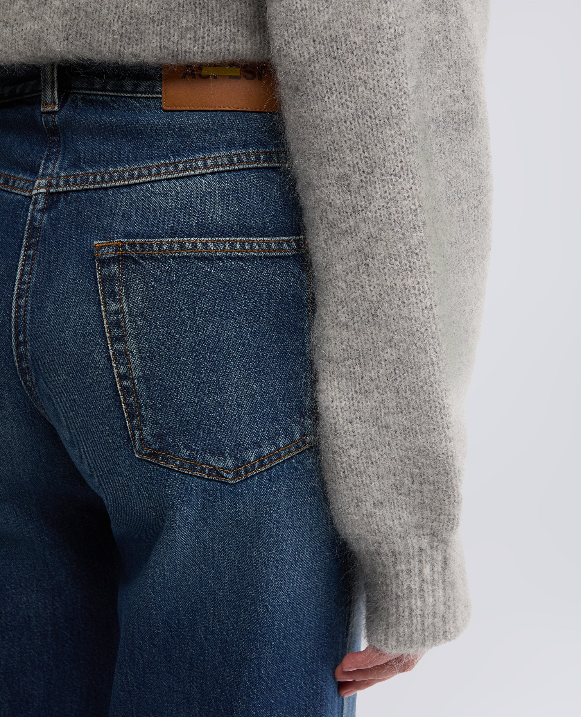 PANTALONE WIDE LEG IN DENIM-DENIM-DENIM-DENIM-DENIM-DENIM