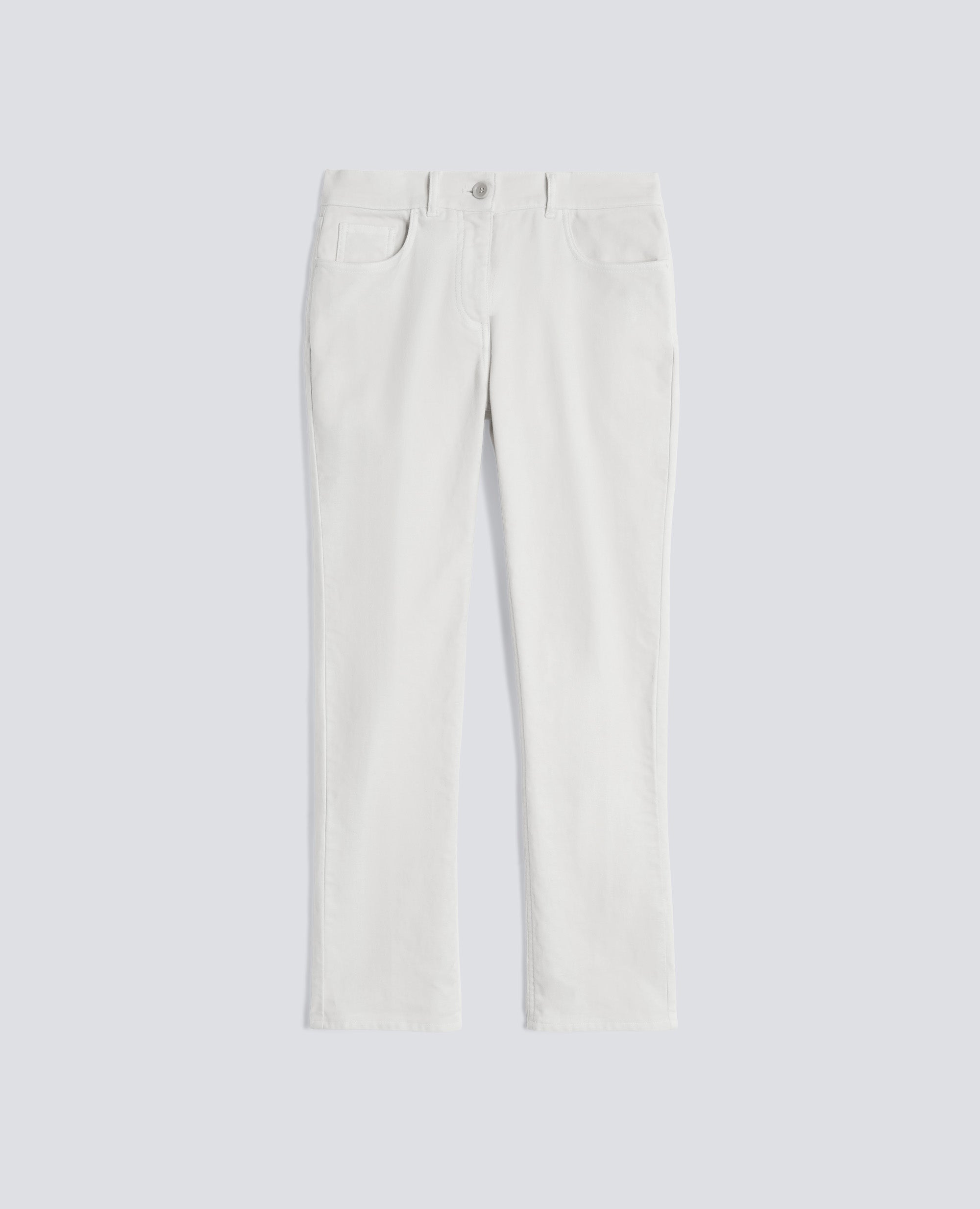 PANTALONE IN FUSTAGNO STRETCH-NATURALE-NATURAL-NATURAL-NATURLICH-NATUREL