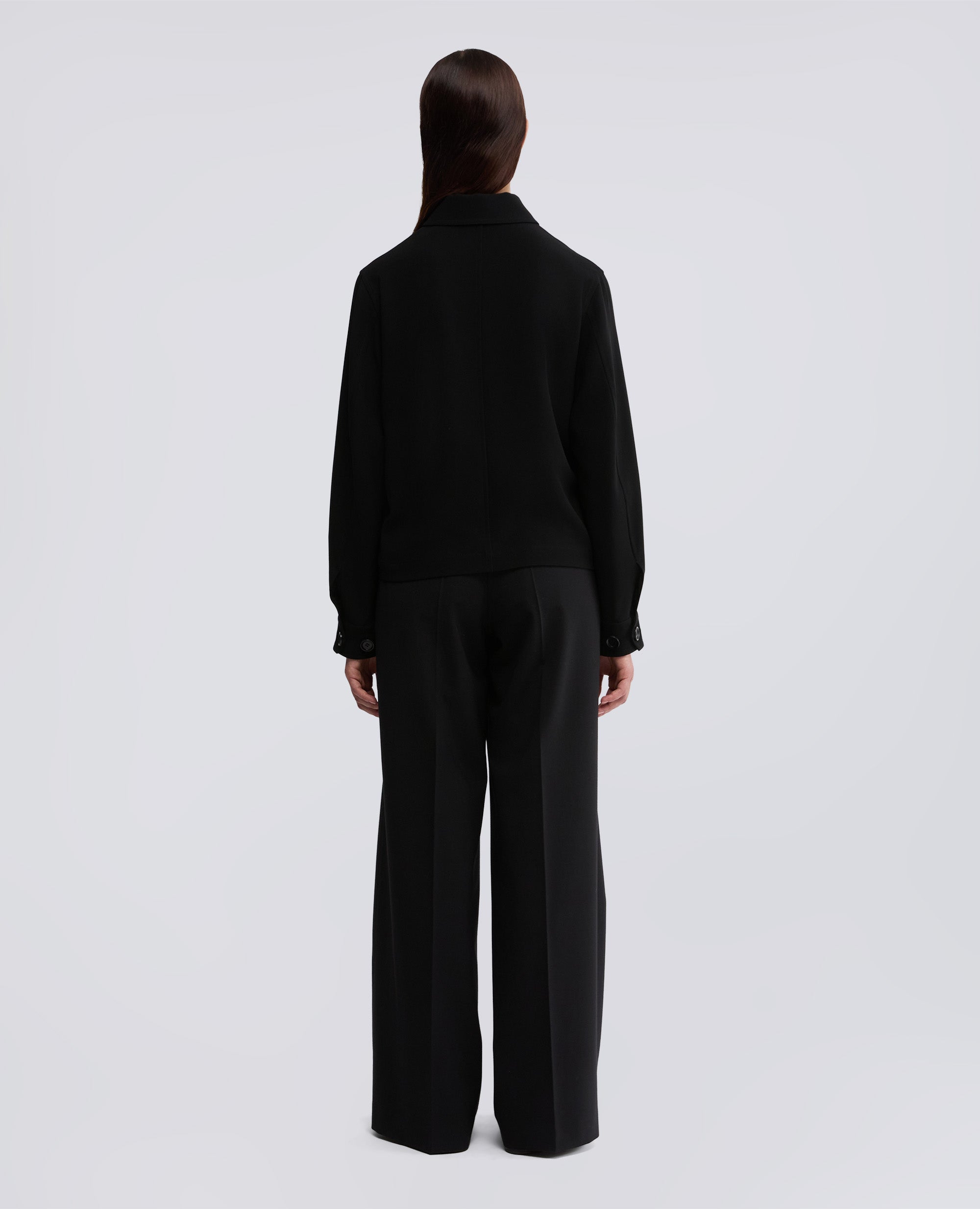 GIACCA BOXY IN CREPE CADY-NERO-BLACK-NEGRO-SCHWARZ-NOIR