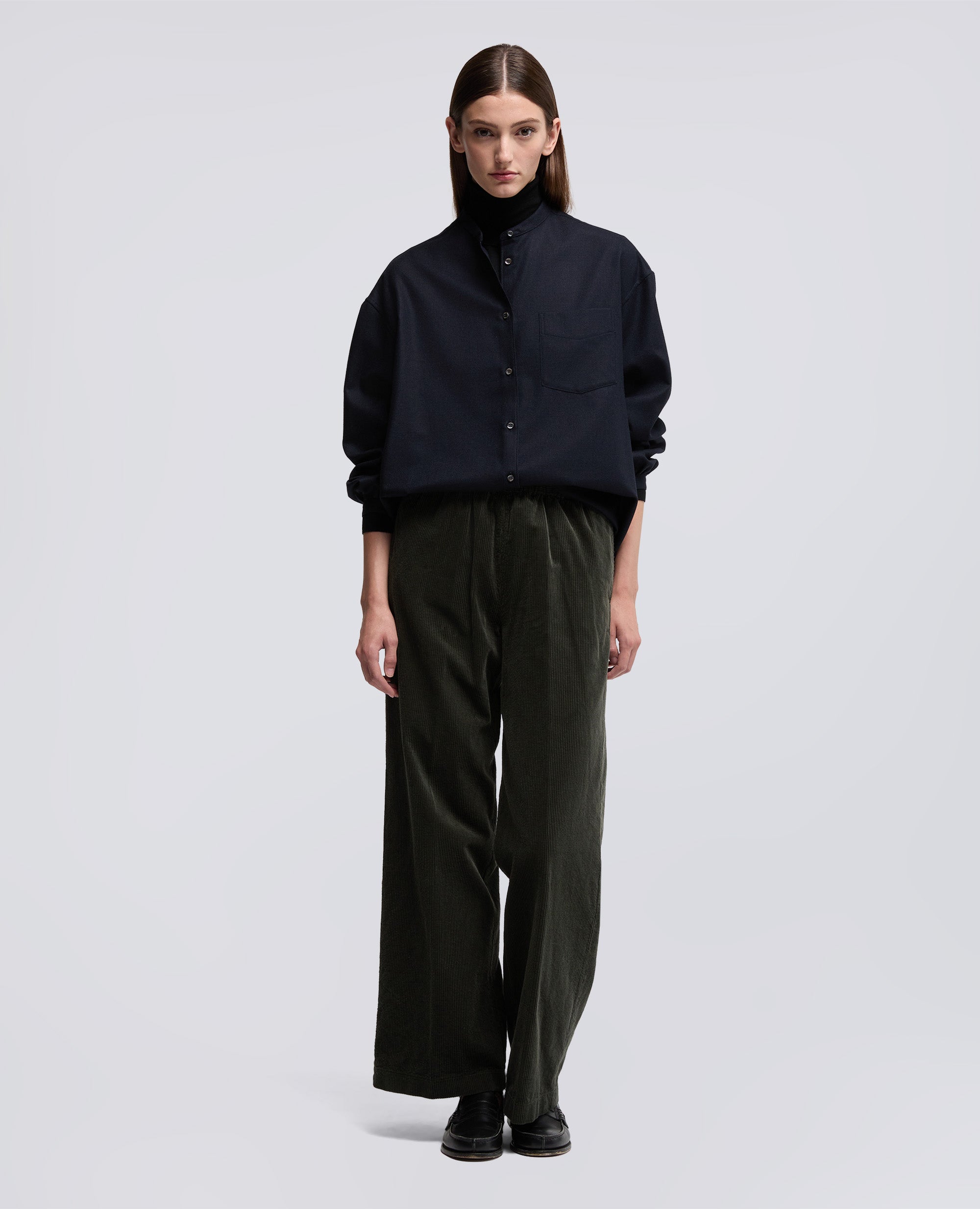 CAMICIA MOD.5433-NAVY-NAVY-AZUL MARINO-NAVY-NAVY