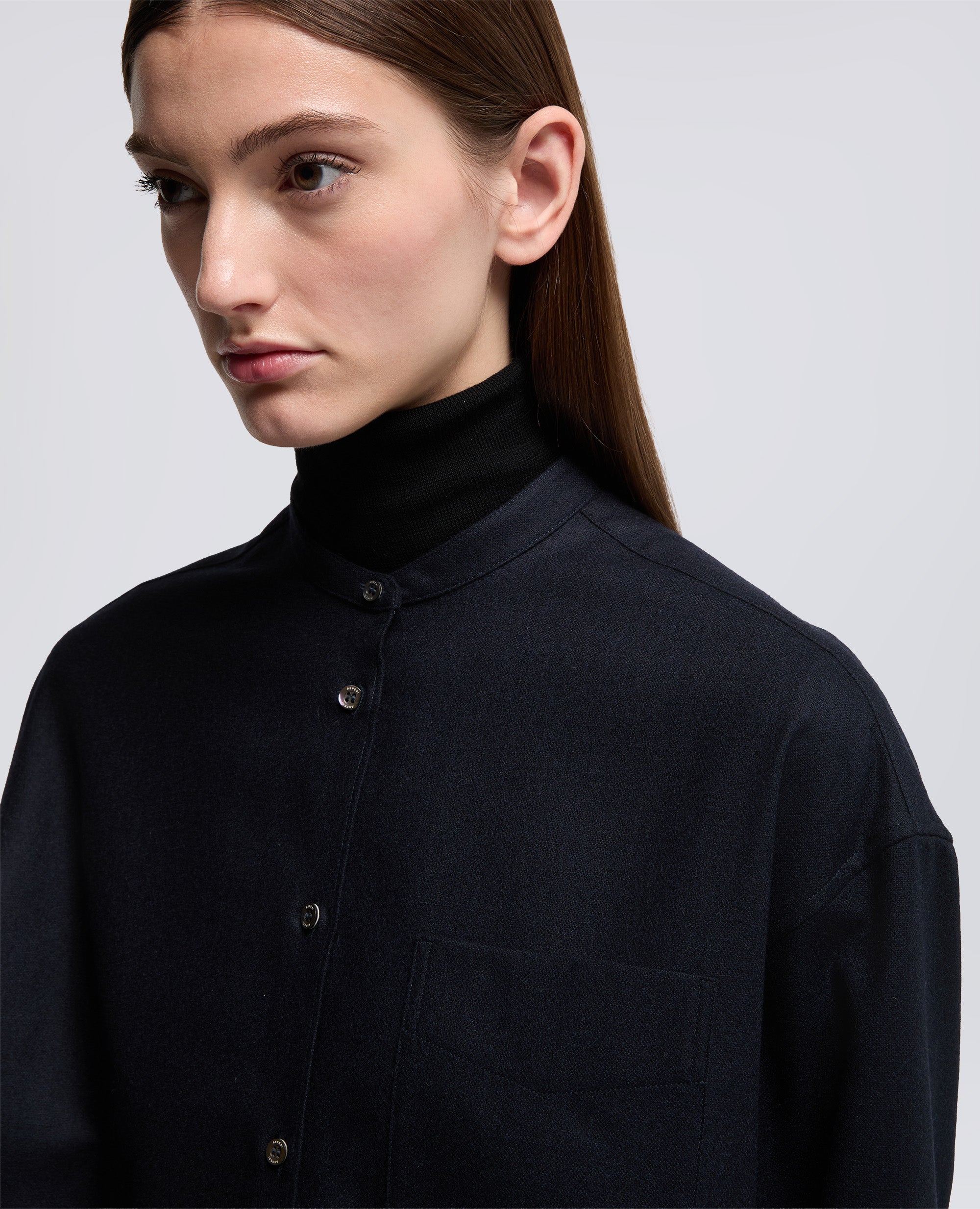 CAMICIA MOD.5433-NAVY-NAVY-AZUL MARINO-NAVY-NAVY