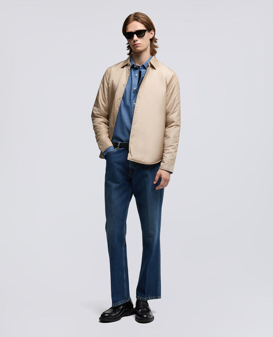 CAMICIA RE-SHIRT-BEIGE-BEIGE-BEIS-BEIGE-BEIGE