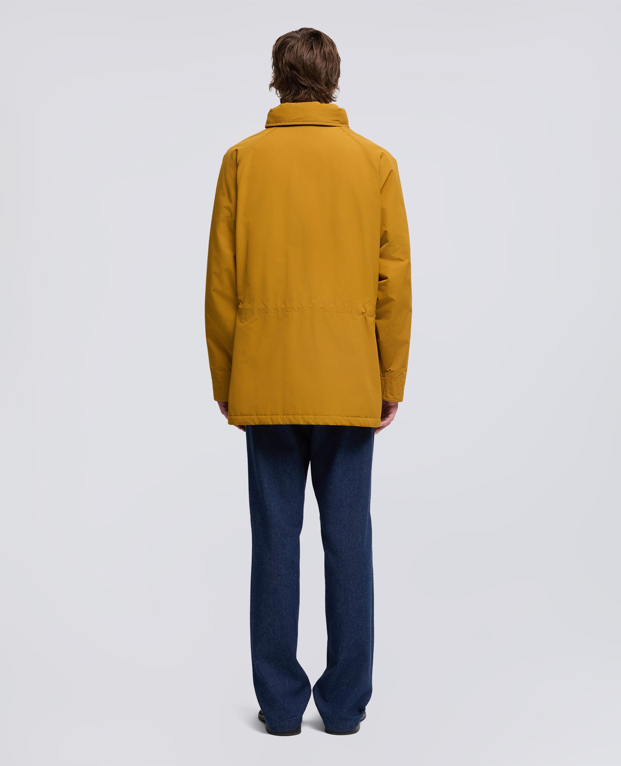 GIUBBOTTO KNOW IN TELA DI MISTO COTONE-SENAPE-MUSTARD YELLOW-MOSTAZA-SENF-MOUTARDE