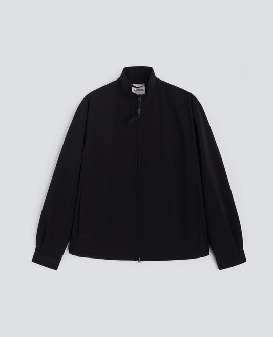 GIUBBOTTO MACK IN TWILL DI TESSUTO TECNICO-NAVY-NAVY-AZUL MARINO-NAVY-NAVY