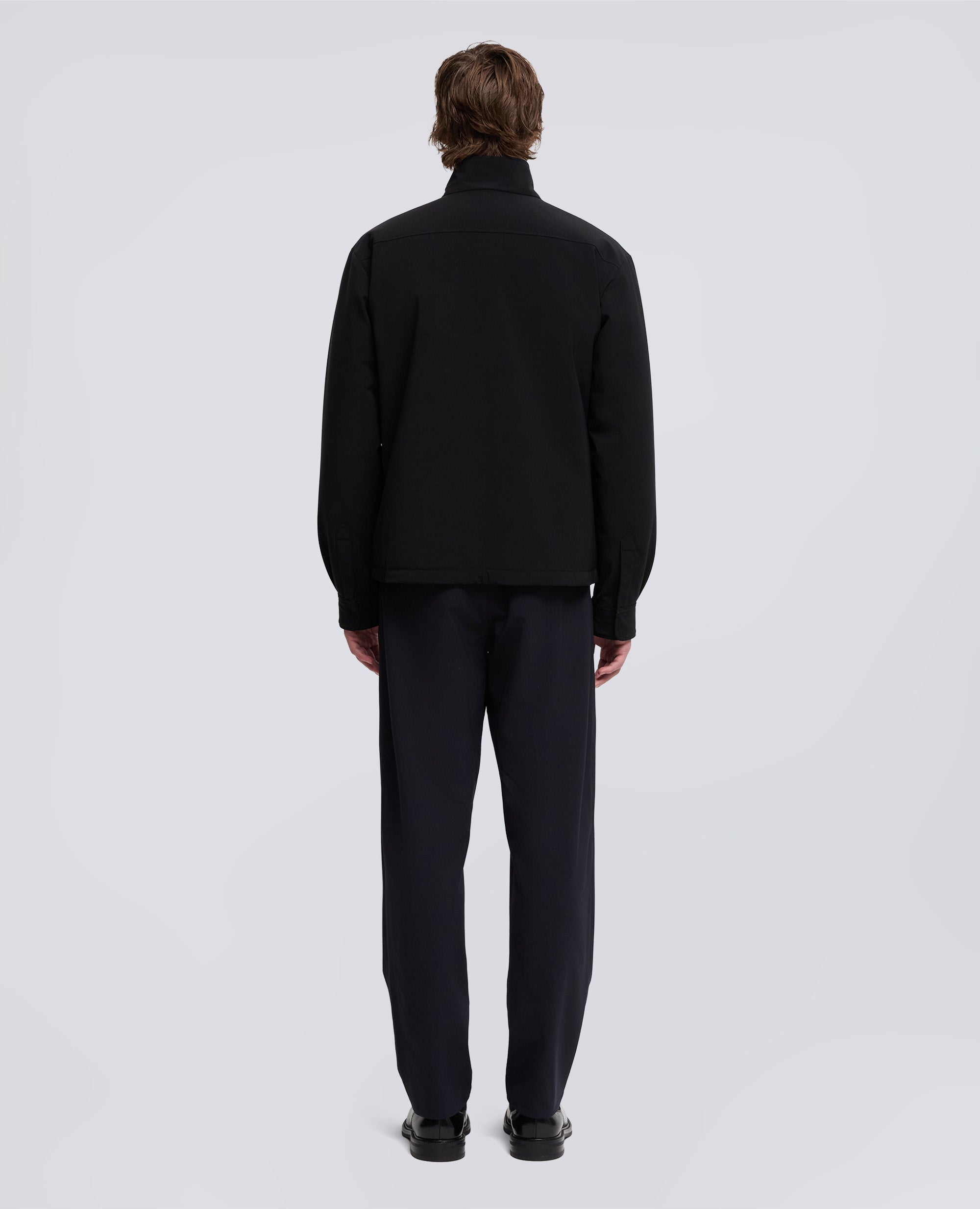 GIUBBOTTO MACK IN TWILL DI TESSUTO TECNICO-NERO-BLACK-NEGRO-SCHWARZ-NOIR