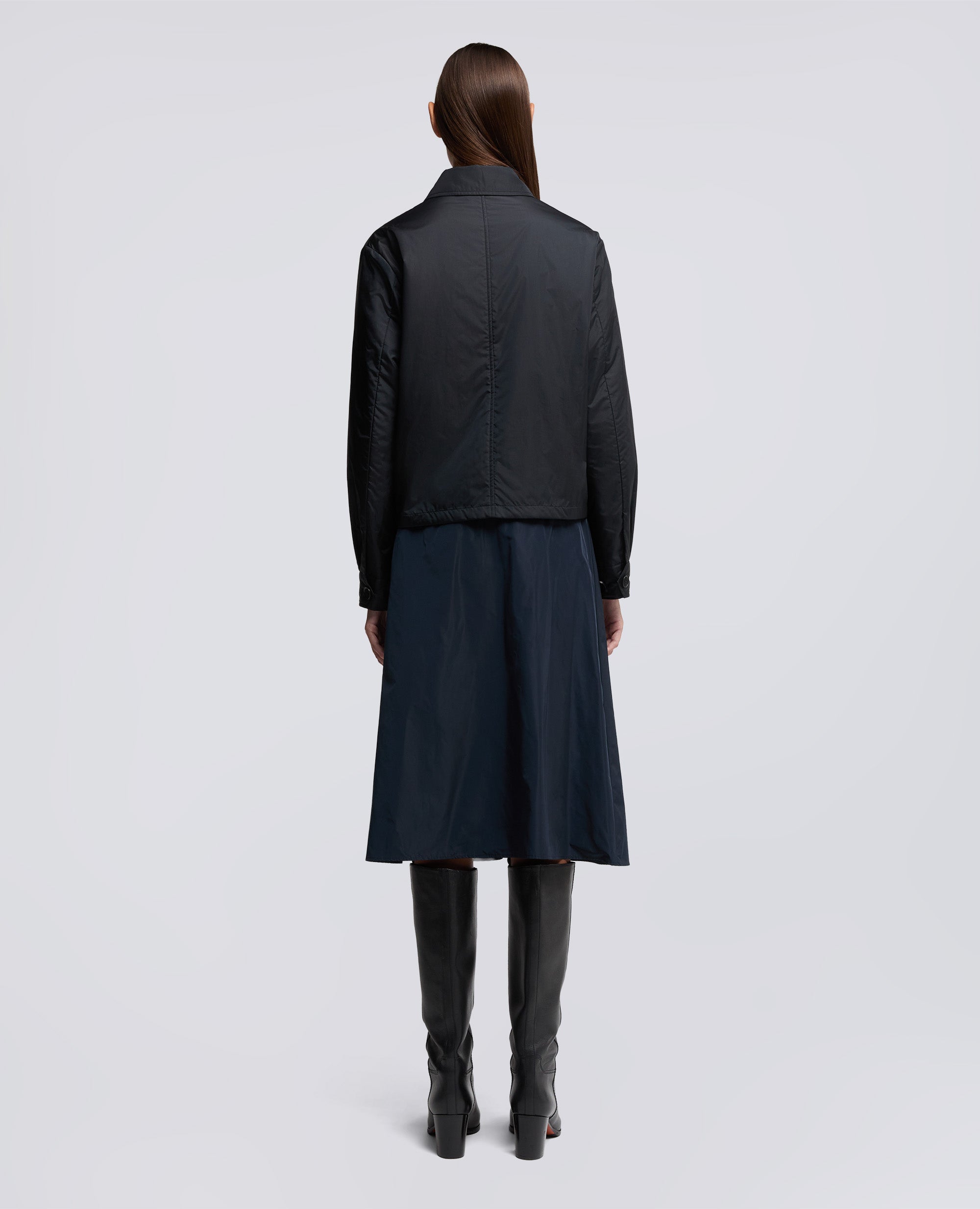 GIACCA IN NYLON-NERO-BLACK-NEGRO-SCHWARZ-NOIR