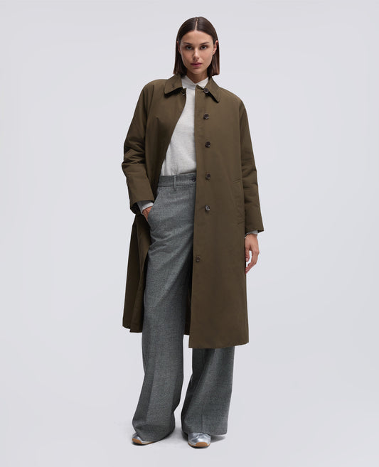 CAPPOTTO MARGARITA IN TELA DI MISTO COTONE-MILITARE-MILITARY-MILITAR-MILITAR-MILITAIRE