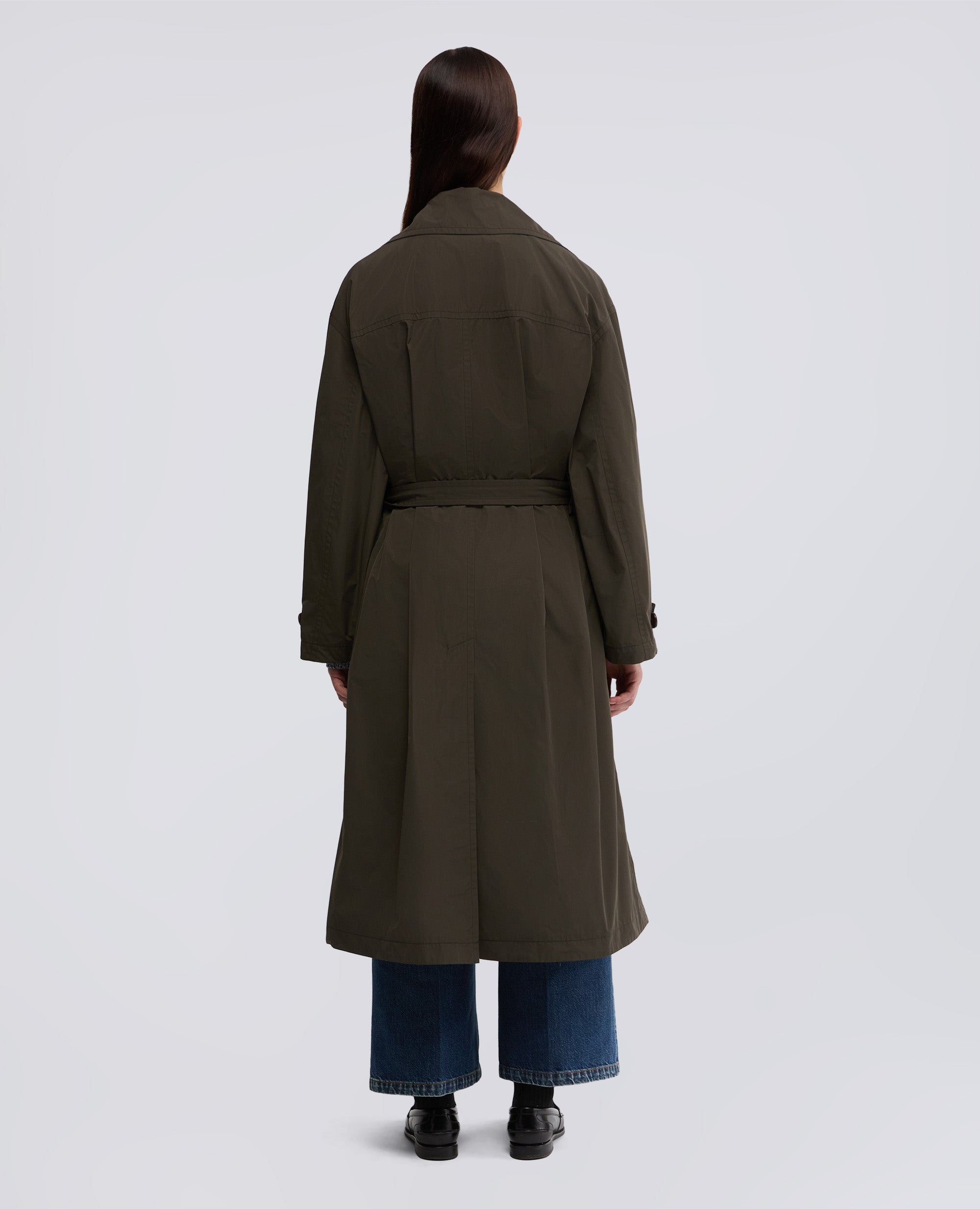 TRENCH SCOTCH IN TAFFETA IMPERMEABILE-MILITARE-MILITARY-MILITAR-MILITAR-MILITAIRE