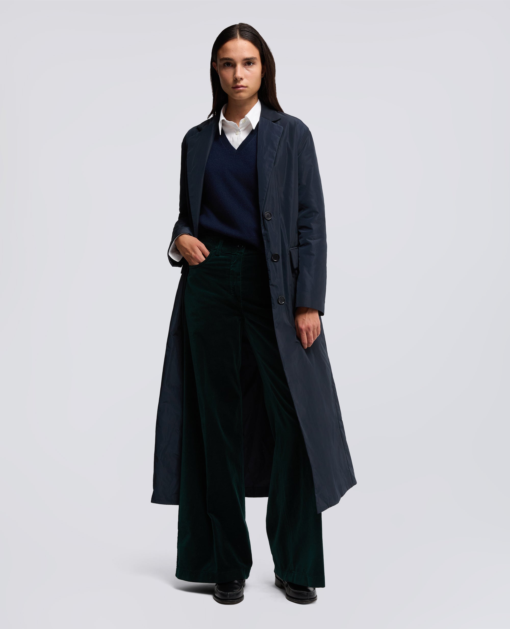 GILET IN LANA CASHMERE-NAVY-NAVY-AZUL MARINO-NAVY-NAVY