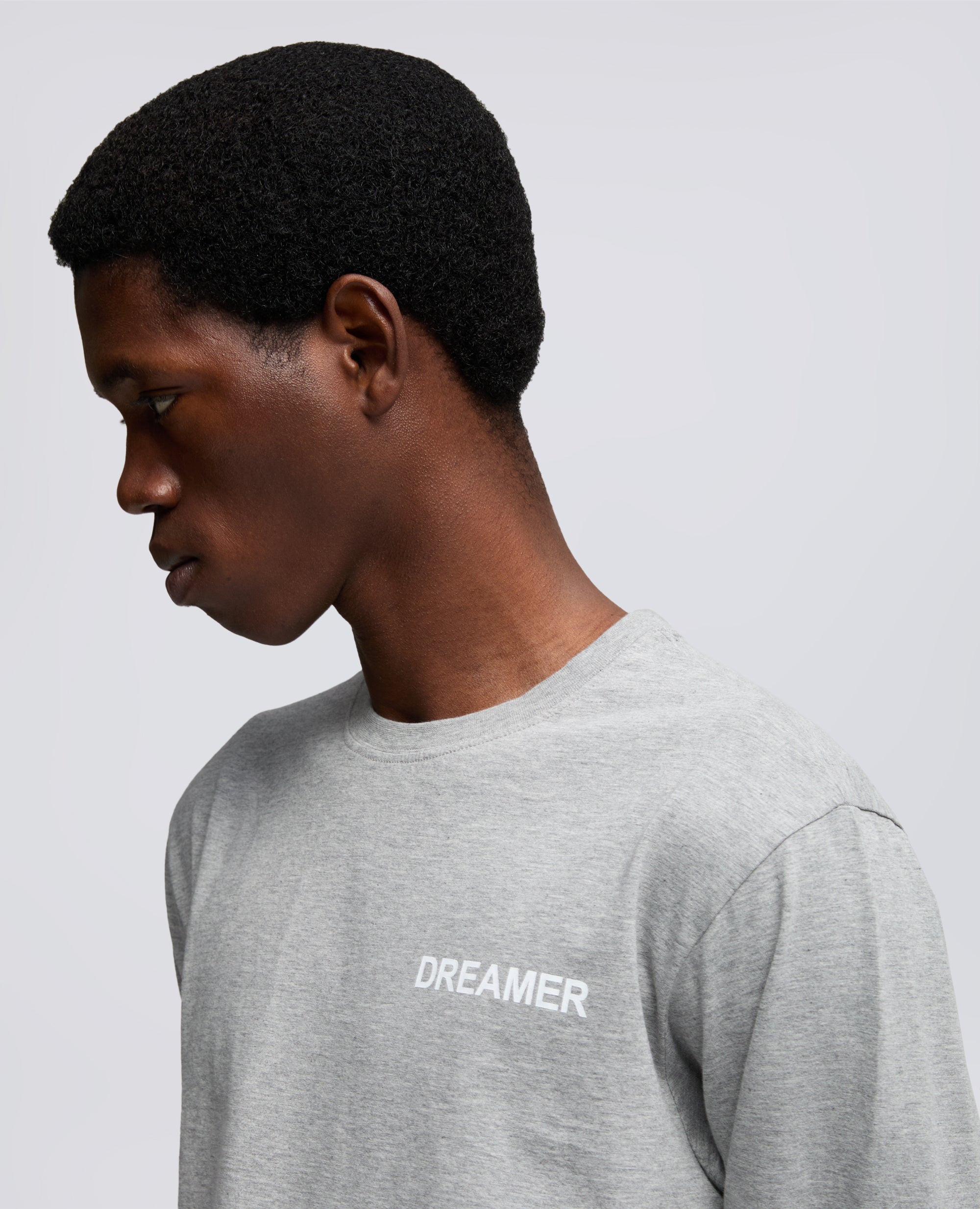 T-SHIRT A MANICHE LUNGHE SILENZIO-GRIGIO-GREY-GRIS-GRAU-GRIS